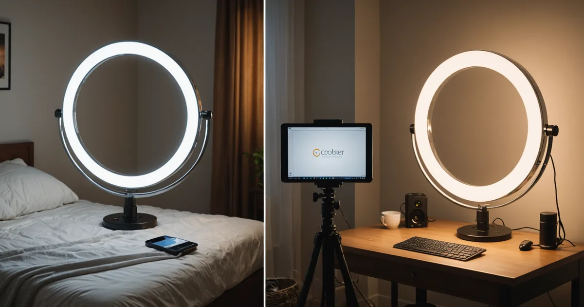 Side-by-side comparison of a polished studio ad frame and a natural UGC video frame